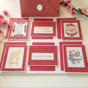 Handcrafted Notecard Set of 6 with Gift Envelope
